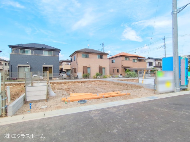 埼玉県春日部市小渕の新築戸建て更地・土地写真 2025年9月2日撮影