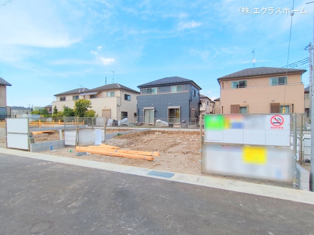 埼玉県春日部市小渕の新築戸建て更地・土地写真 2025年9月2日撮影