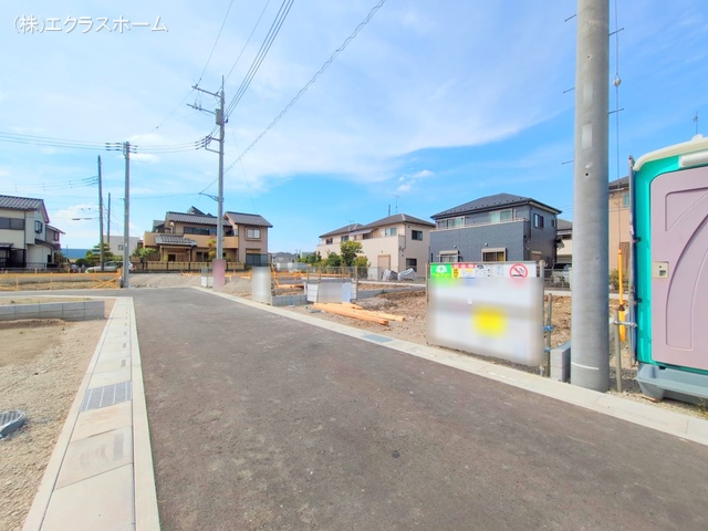 埼玉県春日部市小渕の新築戸建て更地・土地写真 2025年9月2日撮影
