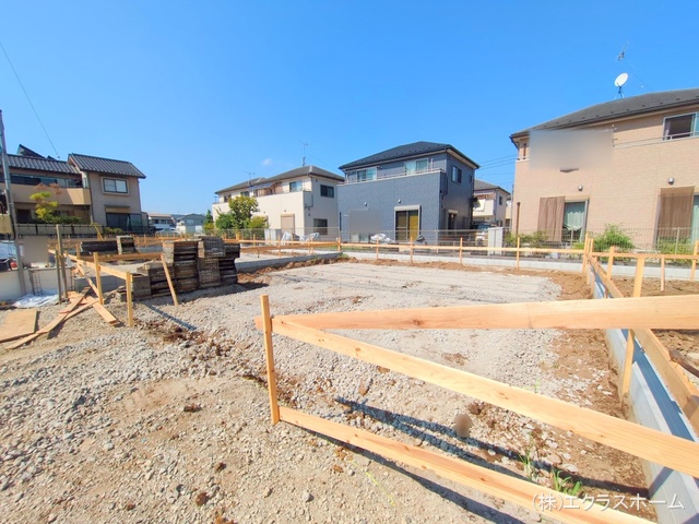 埼玉県春日部市小渕の新築戸建て基礎写真 2025年9月16日撮影