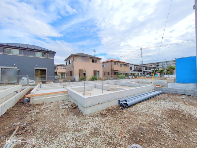 埼玉県春日部市小渕-新築戸建ての基礎写真