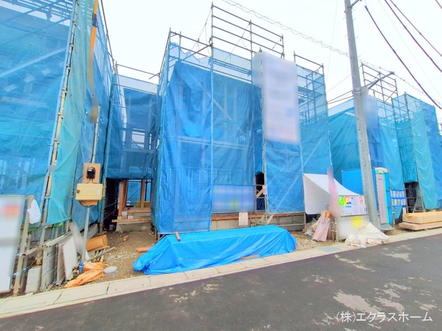 埼玉県春日部市小渕の新築戸建て上棟写真 2025年10月15日撮影