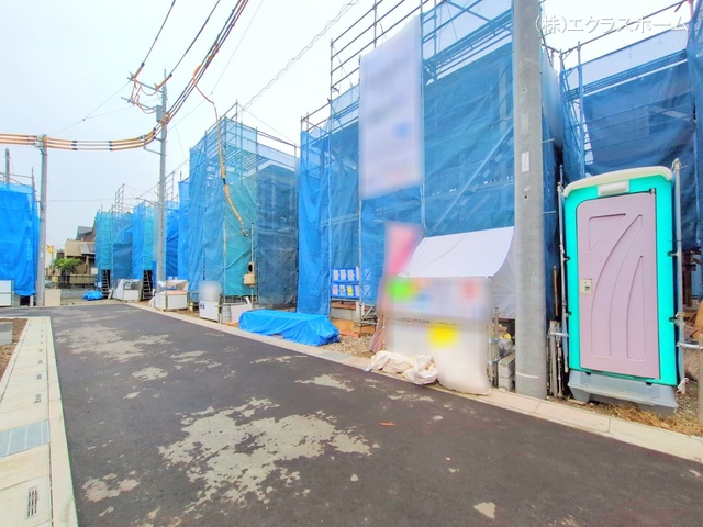 埼玉県春日部市小渕の新築戸建て上棟写真 2025年10月15日撮影