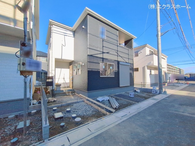 埼玉県春日部市小渕の新築戸建て外構写真 2026年1月7日撮影