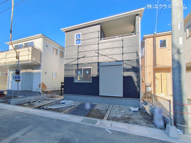 埼玉県春日部市小渕の新築戸建て外構写真 2026年1月7日撮影