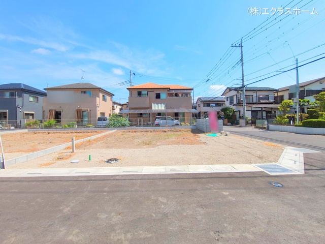 埼玉県春日部市小渕の新築戸建て更地・土地写真 2025年7月21日撮影