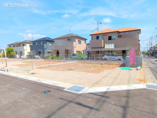 埼玉県春日部市小渕の新築戸建て更地・土地写真 2025年7月21日撮影