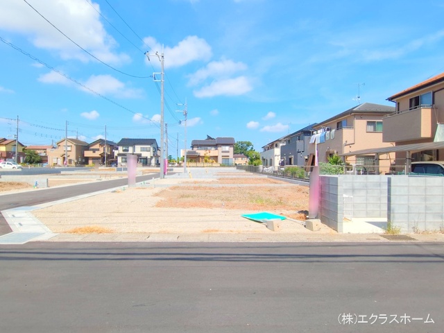 埼玉県春日部市小渕の新築戸建て更地・土地写真 2025年7月21日撮影