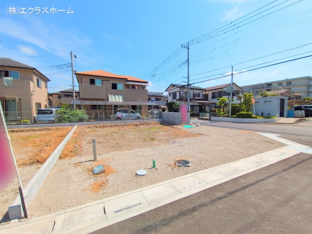 埼玉県春日部市小渕の新築戸建て更地・土地写真 2025年7月21日撮影