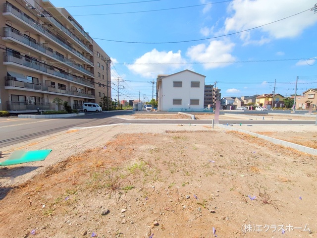 埼玉県春日部市小渕の新築戸建て更地・土地写真 2025年7月21日撮影