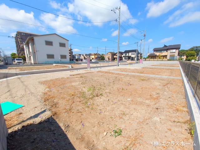 埼玉県春日部市小渕の新築戸建て更地・土地写真 2025年7月21日撮影