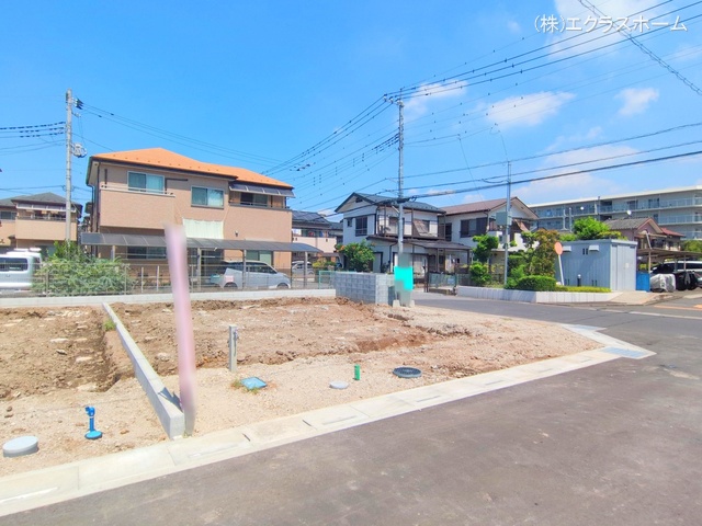 埼玉県春日部市小渕の新築戸建て更地・土地写真 2025年8月18日撮影