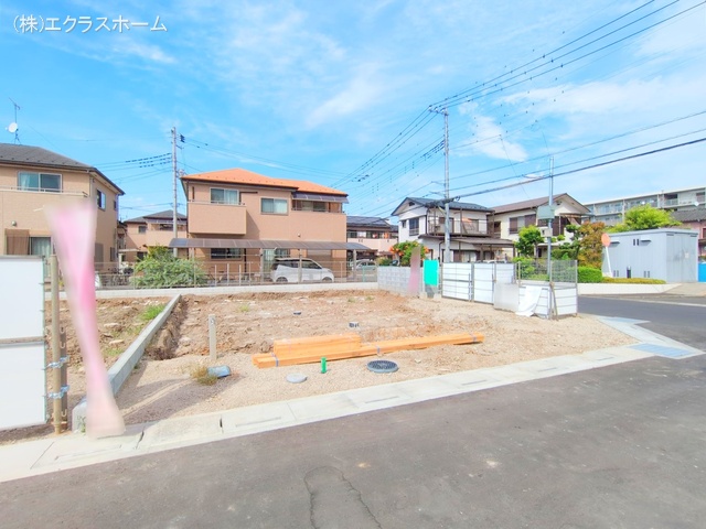 埼玉県春日部市小渕の新築戸建て更地・土地写真 2025年9月2日撮影