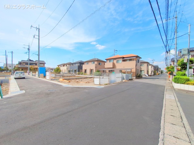 埼玉県春日部市小渕の新築戸建て更地・土地写真 2025年9月2日撮影