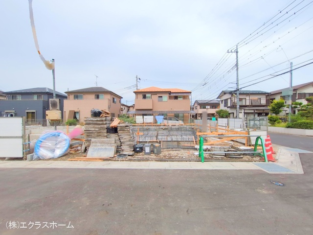 埼玉県春日部市小渕の新築戸建て基礎写真 2025年10月2日撮影