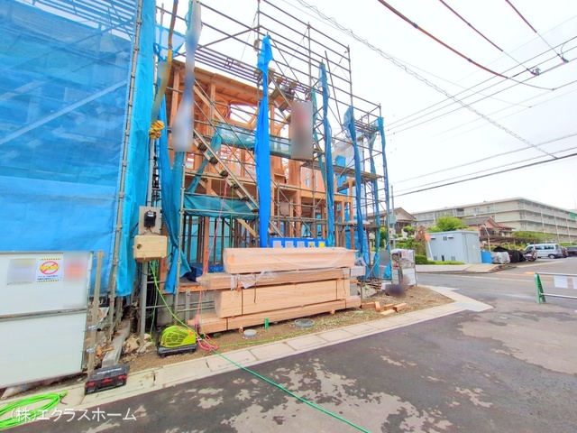 埼玉県春日部市小渕の新築戸建て上棟写真 2025年10月15日撮影