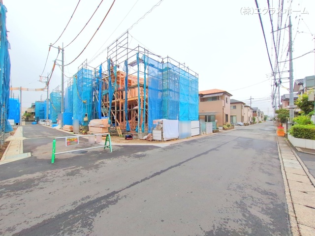 埼玉県春日部市小渕の新築戸建て上棟写真 2025年10月15日撮影