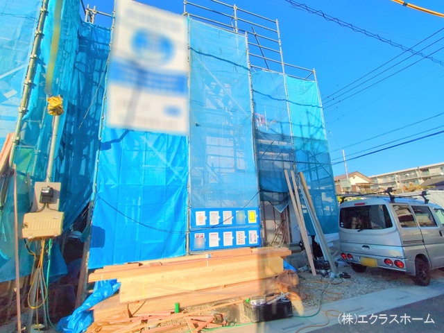 埼玉県春日部市小渕の新築戸建てシート写真 2025年11月16日撮影