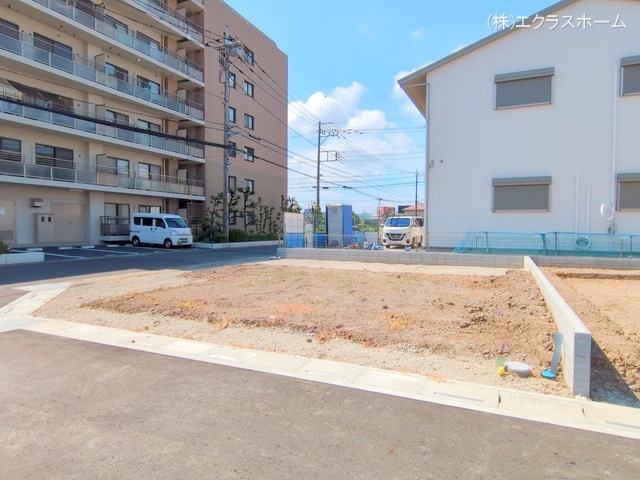 埼玉県春日部市小渕の新築戸建て更地・土地写真 2025年7月21日撮影
