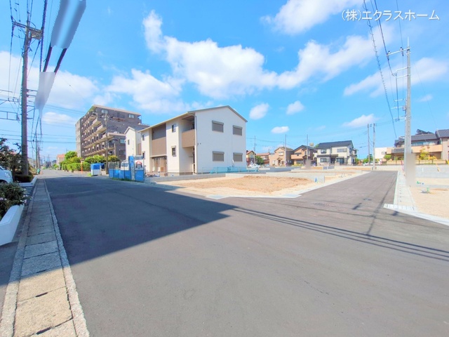 埼玉県春日部市小渕の新築戸建て更地・土地写真 2025年7月21日撮影