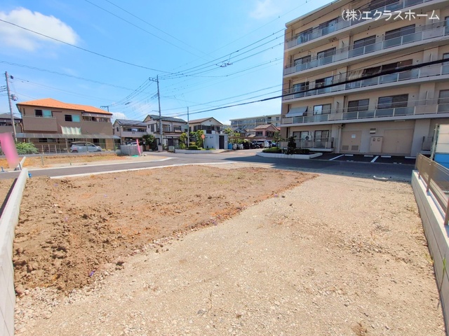 埼玉県春日部市小渕の新築戸建て更地・土地写真 2025年7月21日撮影