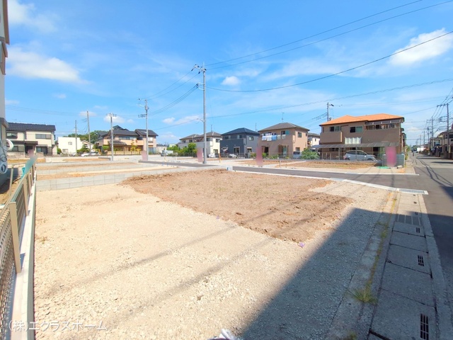 埼玉県春日部市小渕の新築戸建て更地・土地写真 2025年7月21日撮影