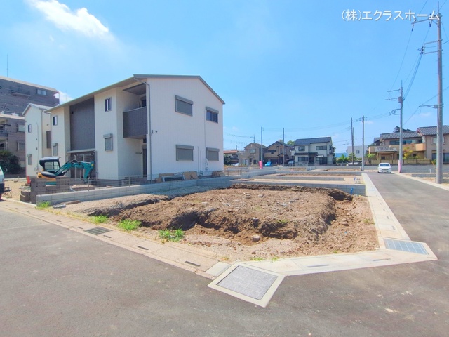 埼玉県春日部市小渕の新築戸建て更地・土地写真 2025年8月18日撮影