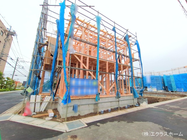 埼玉県春日部市小渕の新築戸建て上棟写真 2025年10月15日撮影