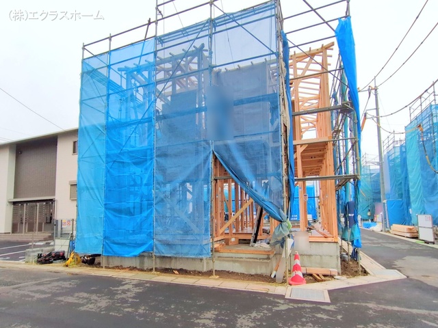 埼玉県春日部市小渕の新築戸建て上棟写真 2025年10月15日撮影