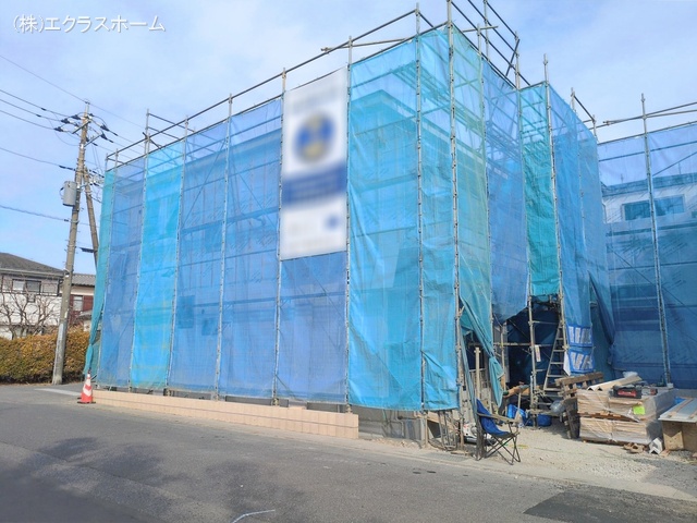 埼玉県春日部市大沼６丁目の新築戸建てシート写真 2026年2月4日撮影