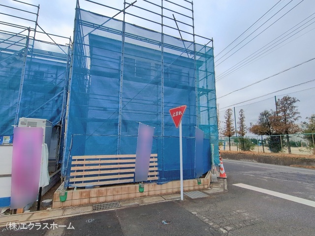 埼玉県春日部市大沼6丁目の新築戸建てシート写真 2026年2月16日撮影