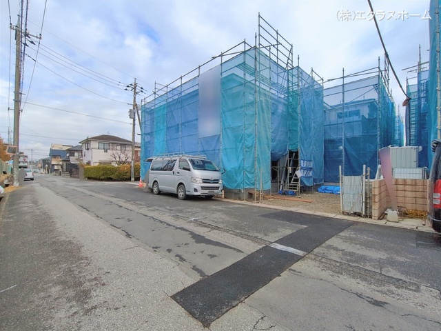 埼玉県春日部市大沼6丁目の新築戸建てシート写真 2026年2月16日撮影