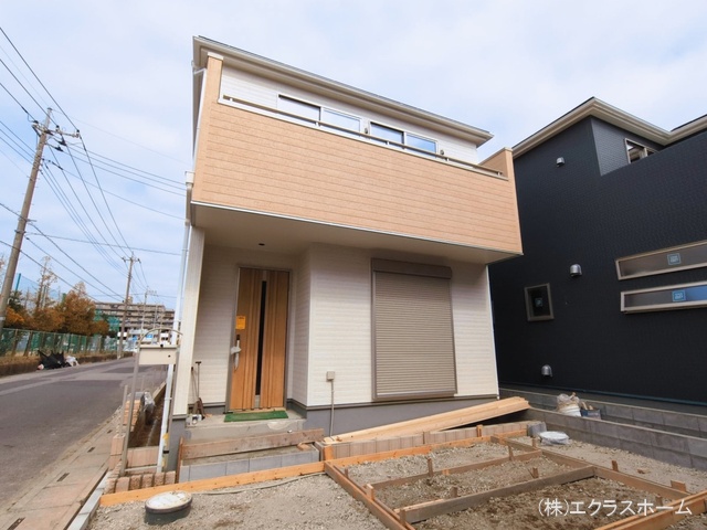 埼玉県春日部市大沼６丁目の新築戸建て外構写真 2026年3月1日撮影