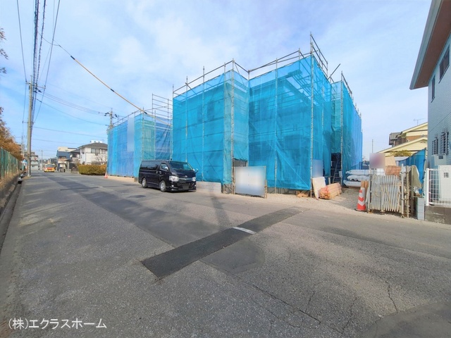 埼玉県春日部市大沼6丁目の新築戸建てシート写真 2026年2月4日撮影