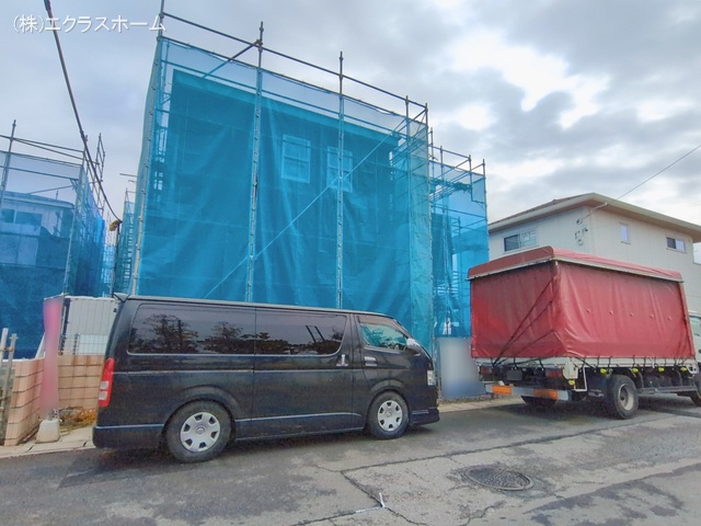 埼玉県春日部市大沼６丁目の新築戸建てシート写真 2026年2月16日撮影