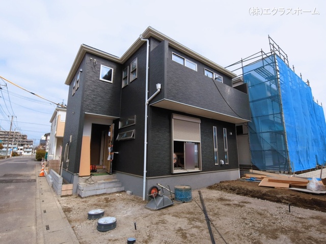 埼玉県春日部市大沼６丁目の新築戸建て外構写真 2026年3月1日撮影