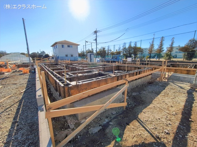 埼玉県春日部市大沼６丁目の新築戸建て基礎写真 2026年1月8日撮影