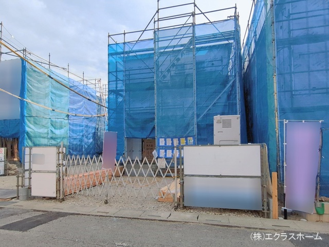 埼玉県春日部市大沼６丁目の新築戸建てシート写真 2026年2月4日撮影