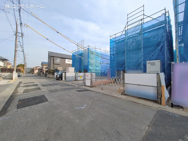 埼玉県春日部市大沼６丁目の新築戸建てシート写真 2026年2月4日撮影