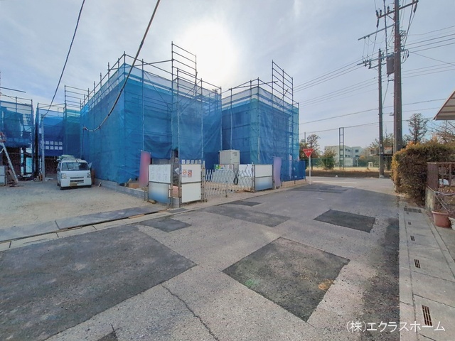 埼玉県春日部市大沼６丁目の新築戸建て上棟写真 2026年2月4日撮影