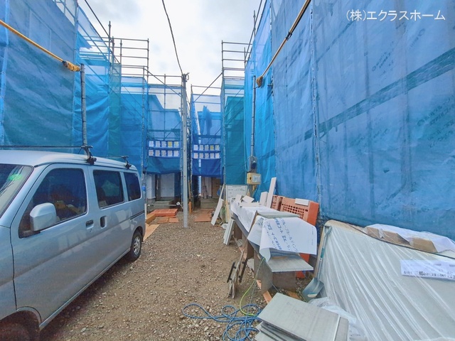 埼玉県春日部市大沼6丁目の新築戸建てシート写真 2026年2月16日撮影