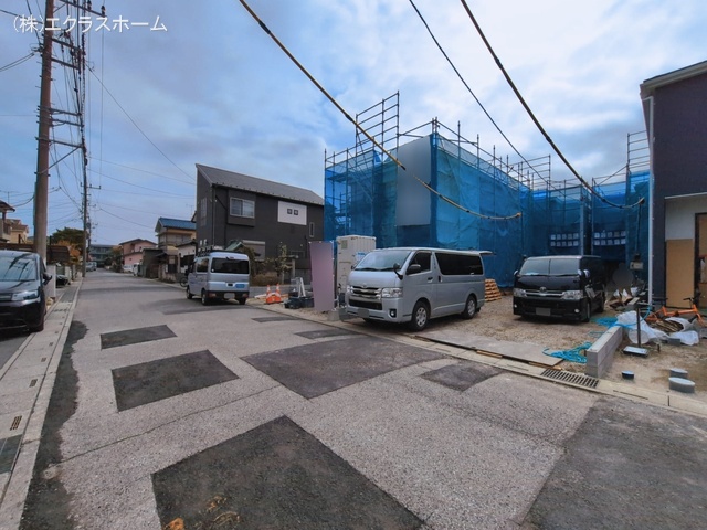 埼玉県春日部市大沼６丁目の新築戸建てシート写真 2026年3月1日撮影