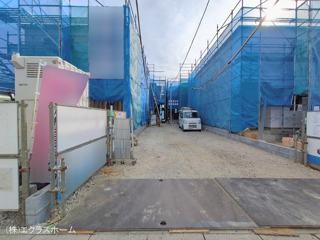 埼玉県春日部市大沼６丁目の新築戸建て上棟写真 2026年2月4日撮影