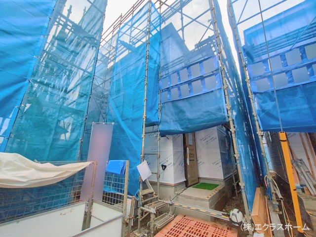 埼玉県春日部市大沼６丁目の新築戸建てシート写真 2026年2月16日撮影