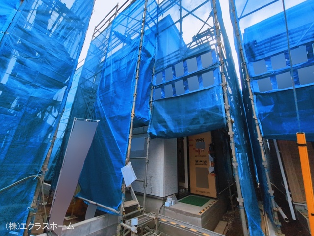 埼玉県春日部市大沼６丁目の新築戸建てシート写真 2026年3月1日撮影