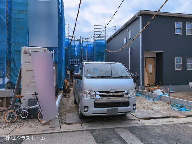 埼玉県春日部市大沼６丁目の新築戸建てシート写真 2026年3月1日撮影