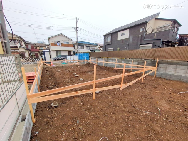 埼玉県春日部市大沼６丁目の新築戸建て基礎写真 2025年12月24日撮影