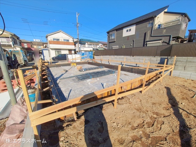 埼玉県春日部市大沼６丁目の新築戸建て基礎写真 2026年1月8日撮影