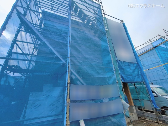 埼玉県春日部市大沼６丁目の新築戸建て上棟写真 2026年2月16日撮影