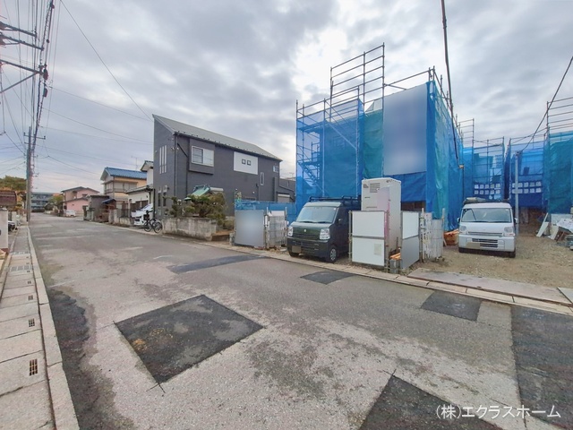 埼玉県春日部市大沼６丁目の新築戸建て上棟写真 2026年2月16日撮影